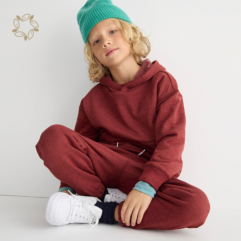 Organic bamboo children hoodies sweatshirts boys eco friendly kids hoodie sustainable kid's hoodie sweatshirt