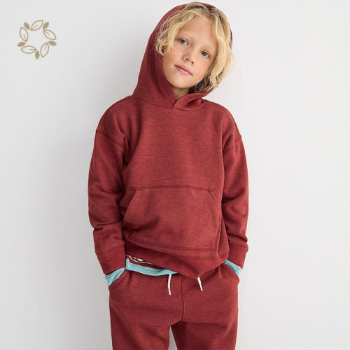 Organic bamboo children hoodies sweatshirts boys eco friendly kids hoodie sustainable kid's hoodie sweatshirt