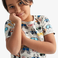 Family matching pyjamas dog pyjamas Organic Cotton Matching Family Pajamas Eco-friendly dog pjs matching