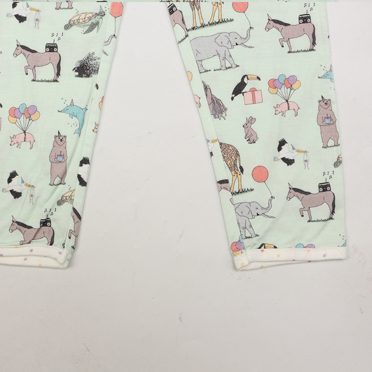 Bamboo viscose toddler pajamas 2 piece baby pyjamas kids summer home wear eco-friendly baby boys pjs