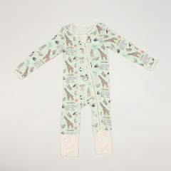 Eco-friendly infants romper toddler romper jumpsuit baby zip sleepsuit bamboo baby clothes bamboo baby bodysuit