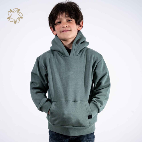 Organic cotton children hoodies sweatshirts boys eco friendly kids hoodie sustainable child hoodie