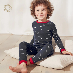 Organic cotton kids pyjama set sustainable kids sleepwear pajamas eco friendly sleeping wear kids set