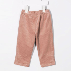 Organic Toddlers bottoms corduroy slim-cut trousers Stretch corduroy baby girls' pant Eco-friendly infants Pant