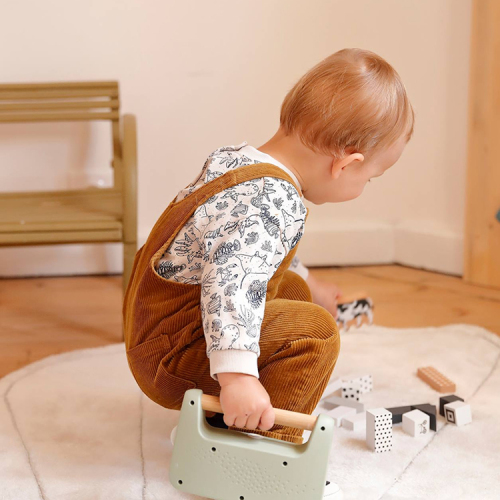 Corduroy Dungarees for kids organic cotton Toddler tank pants children Boys Pocket Corduroy Suspender Trousers