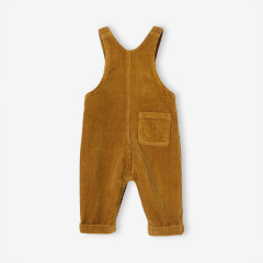 Corduroy Dungarees for kids organic cotton Toddler tank pants children Boys Pocket Corduroy Suspender Trousers