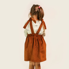 Corduroy Overall Dress corduroy toddler pinafore dress Corduroy dress with adjustable straps Organic Cotton Spring skirt