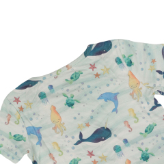 Baby pyjamas set organic baby loungewear pajamas bamboo short sleeve organic summer pajamas for baby's