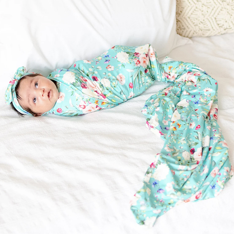 Baby Swaddle Blanket with Adjustable Wrap Print Infant Swaddle Blankets newborn baby swaddle wrap blanket