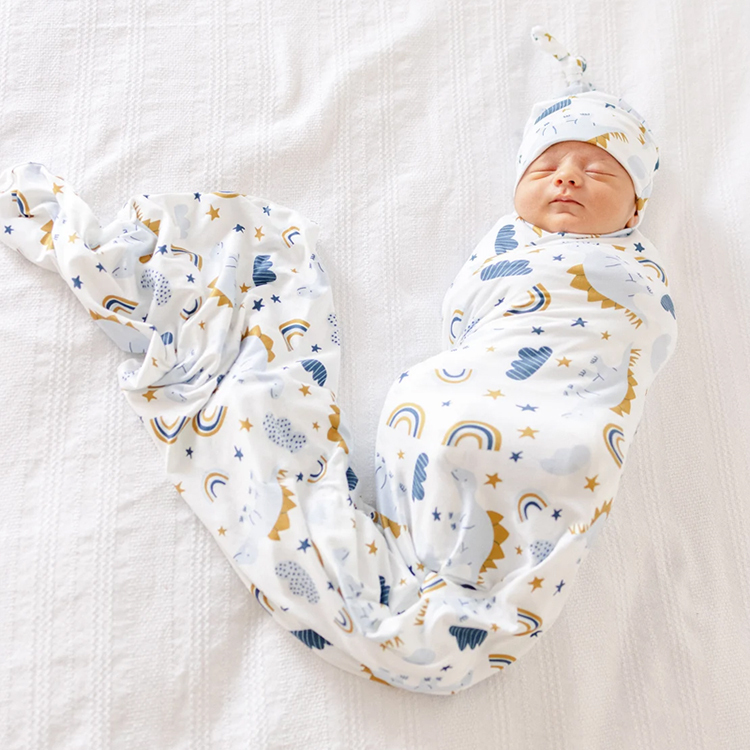 Baby Swaddle Blanket with Adjustable Wrap Print Infant Swaddle Blankets newborn baby swaddle wrap blanket