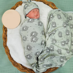 Baby Bedding Blanket organic cotton baby swaddle wrap newborn blanket Print Infant Swaddle Blankets