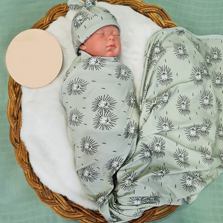 Baby Bedding Blanket organic cotton baby swaddle wrap newborn blanket Print Infant Swaddle Blankets