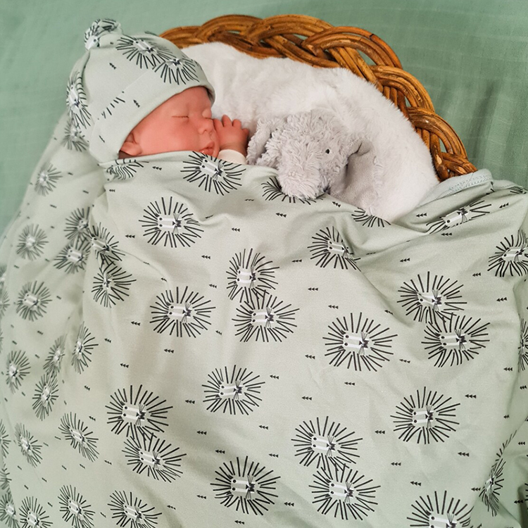 Baby Bedding Blanket organic cotton baby swaddle wrap newborn blanket Print Infant Swaddle Blankets