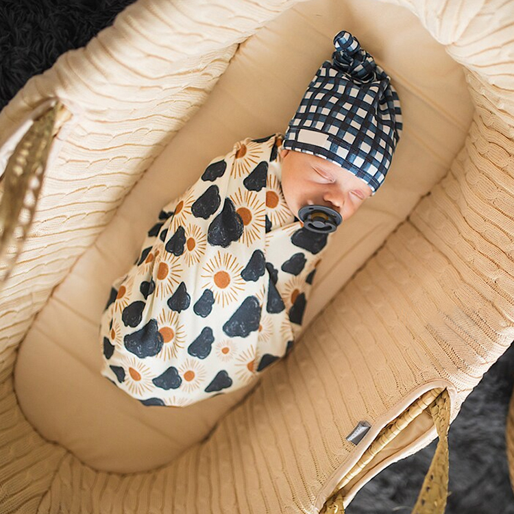 Baby Bedding Blanket organic cotton baby swaddle wrap newborn blanket Print Infant Swaddle Blankets