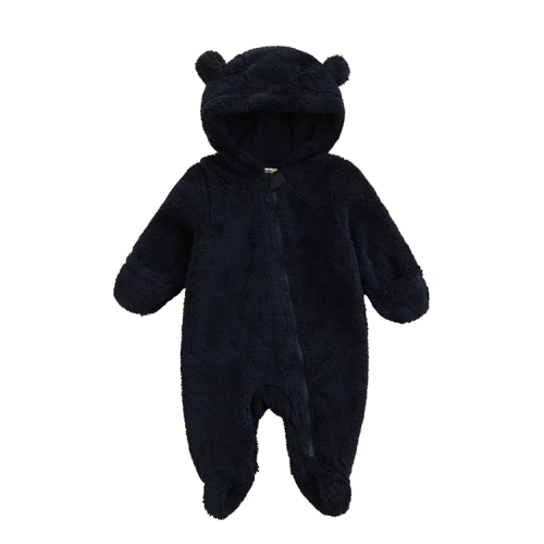 Hooded Footie Romper with Zipper eco-friendly two way zip sleepsuit organic cotton Children jumpsuits