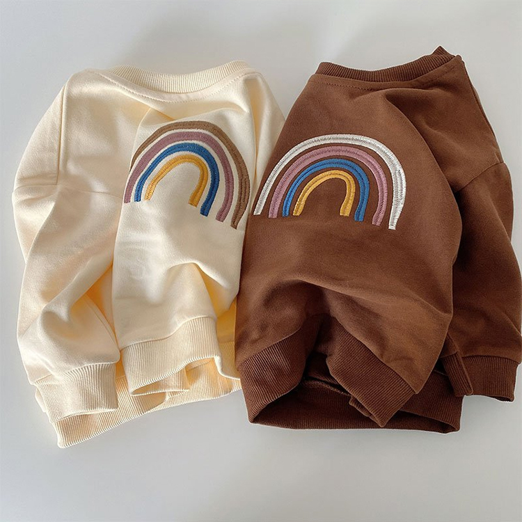 Toddler crewneck sweatshirt toddler Organic Cotton boys pullover hoodie eco friendly baby tracksuit baby pullover sweatshirt