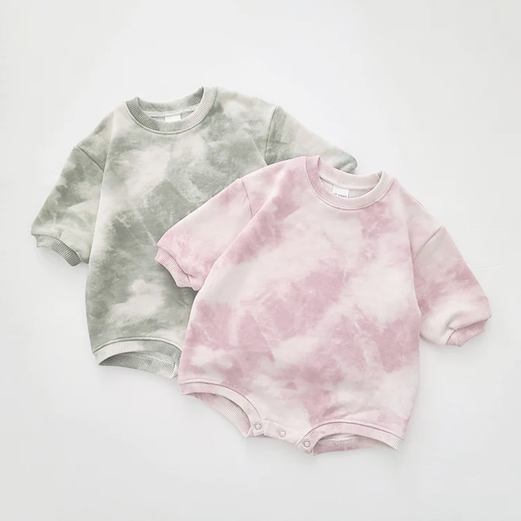 Baby Fleece Sweatshirt Romper organic cotton baby onesie long sleeve newborn romper eco-friendly Infant bodysuit