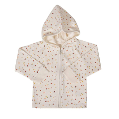 Organic baby Zip cardigan hoodies organic cotton baby hooded sweatshirt Eco-friendly toddler sweater
