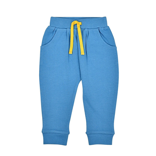 Eco friendly toddler trousers infant organic pants Organic Cotton baby boys' bottoms Solid Color infant sweatpants