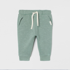 kids jogging pants jogger Sustainable boys' bottoms solid color children jogging Organic Cotton Kids Jogger