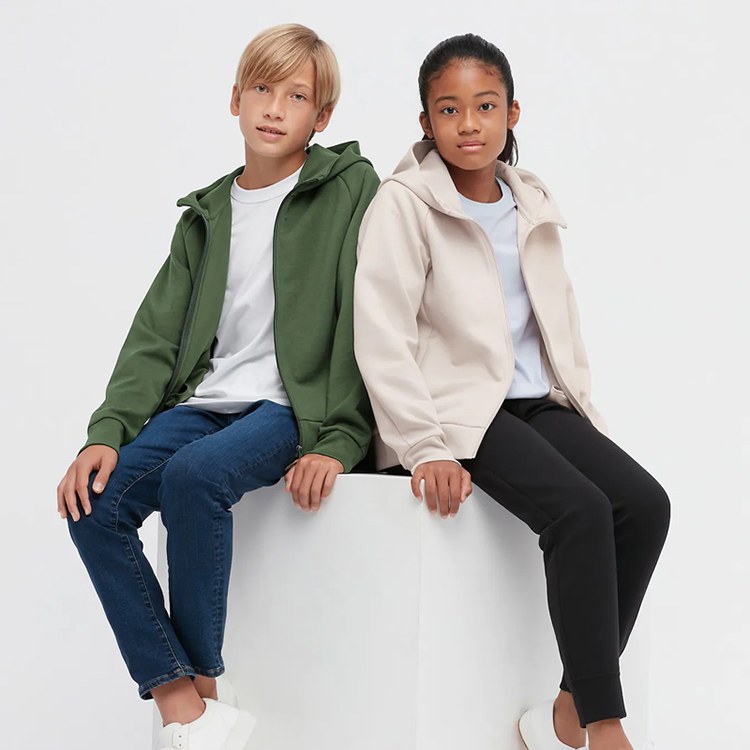 Custom Organic kids hoodies Eco friendly Kids zip sweatshirt Hooded Organic cotton Kids cardigan hoodies