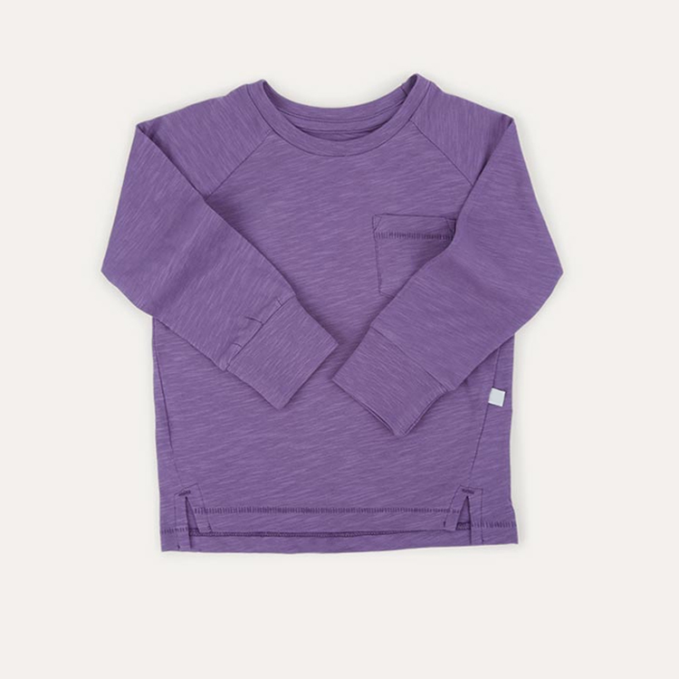 Organic cotton kid t shirt long sleeve children tee eco-friendly kids tshirts Hot Sale boys t-shirt