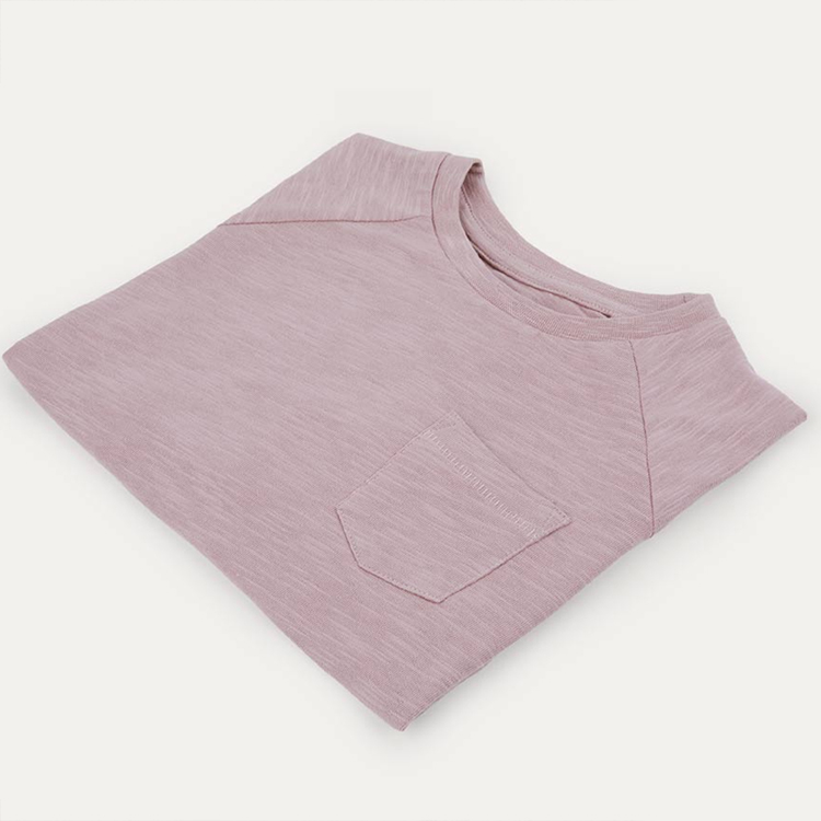 Organic cotton jersey children tee eco friendly Kids t shirt crewneck Tshirt girls custom children top
