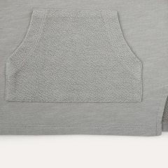 Sustainable kid top organic cotton children sweatshirt with pocket Eco friendly kids Pullover