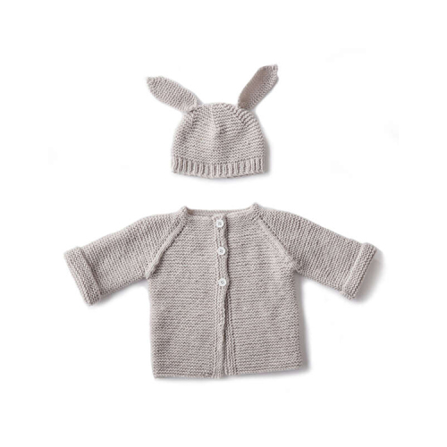 Baby Organic Cotton Knit Cardigan long sleeve toddler Rib knit sweater Knit coordinating hat and sweater set