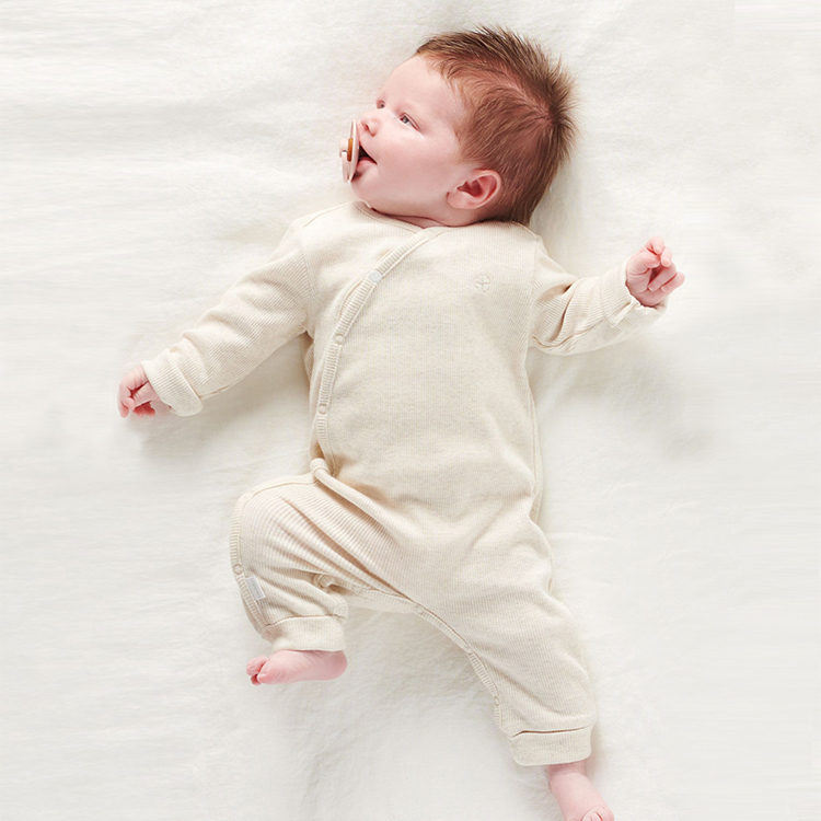 Baby Rib Knit Romper Organic Cotton baby sweater jumpsuit Rib knit toddler sleepsuit infant ribbed romper