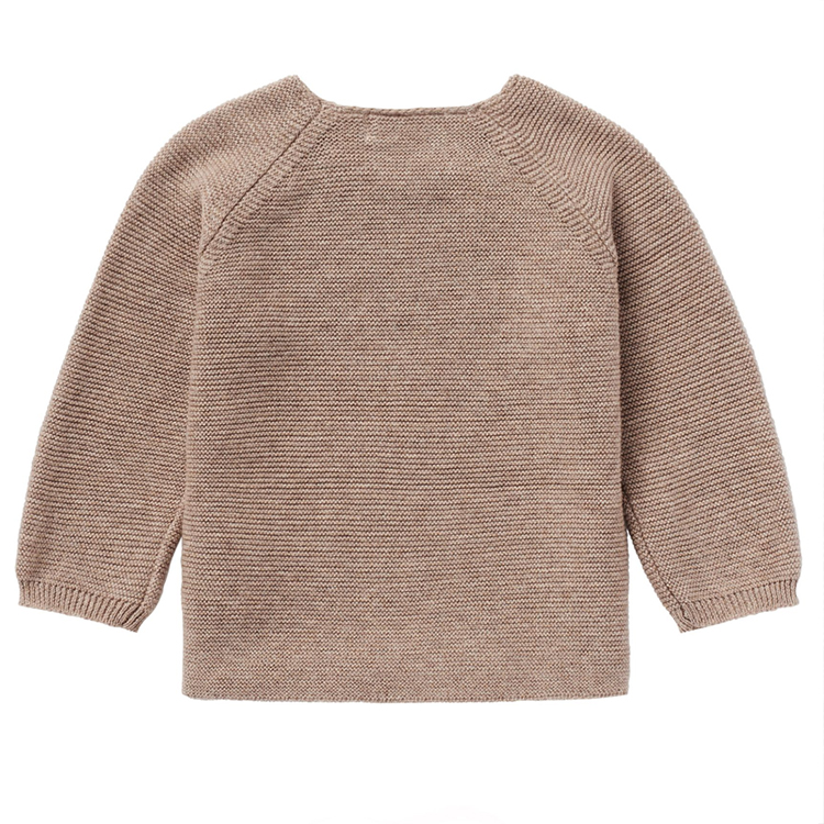 Organic Baby Wrap Cardigan Long Sleeve Knit Sweater Organic Cotton Children Sweaters Winter Sweater for Toddler