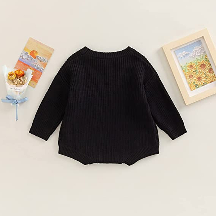 Baby Sweater Boy Girl Onesie Long Sleeve Top bodysuit for Toddlers Knit Oversize Romper organic baby clothes