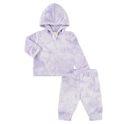 Kids hoodies and jogger set Eco-friendly children sweatshirt with hooded and pant organic cotton kid clothing set