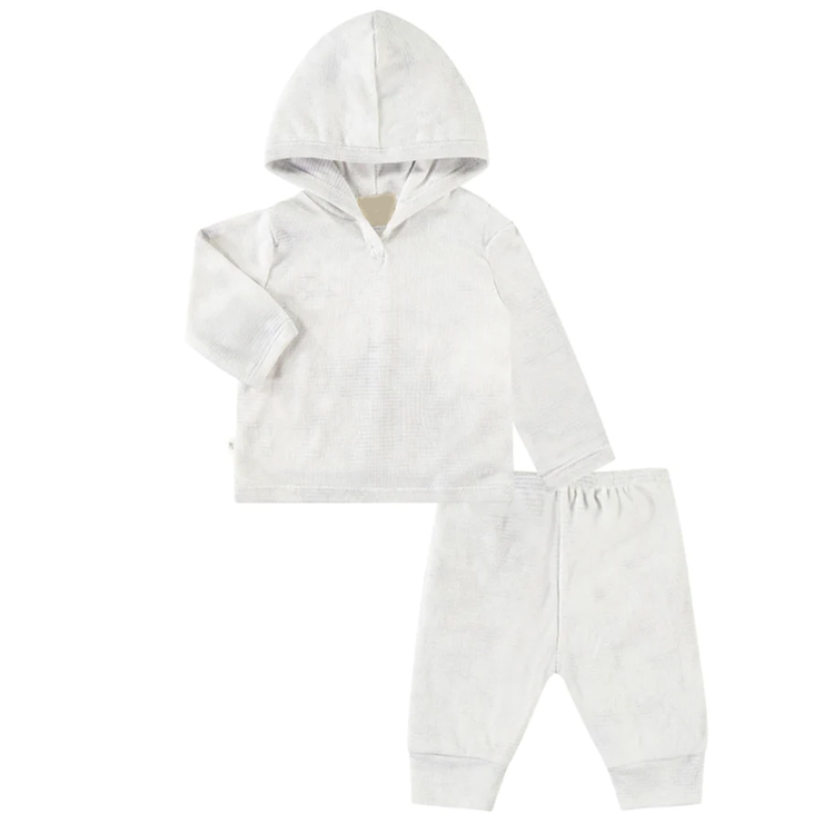 Kids hoodies and jogger set Eco-friendly children sweatshirt with hooded and pant organic cotton kid clothing set