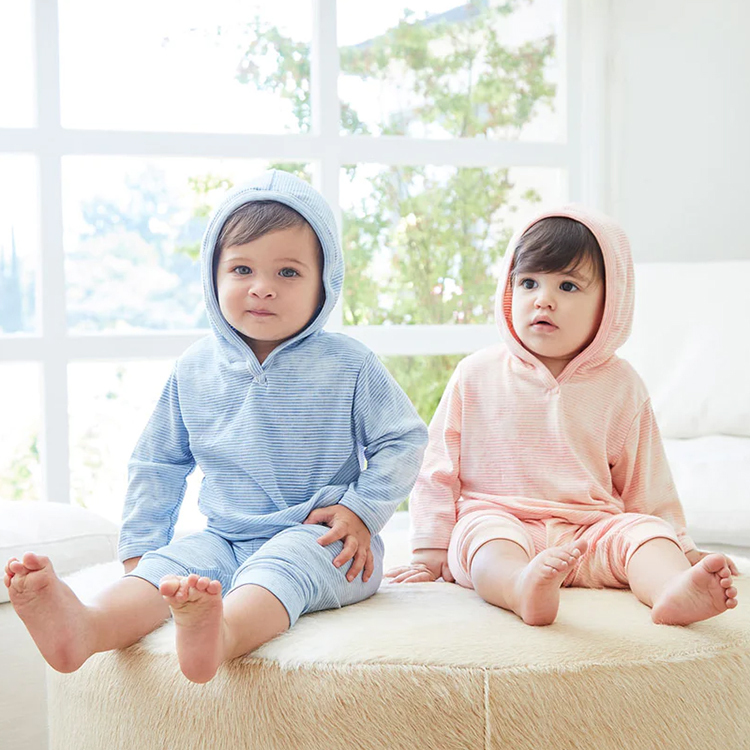 Kids hoodies and jogger set Eco-friendly children sweatshirt with hooded and pant organic cotton kid clothing set