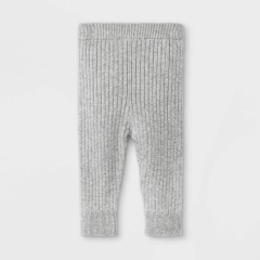 Baby Rib Knit Sweater Leggings Eco-friendly Toddler Joggers Soft organic cotton Baby Jogger Pants