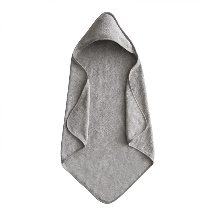 Organic Cotton Hooded Towel Soft baby bath shawl Eco-friendly terry beach towel toddler hoody blanket
