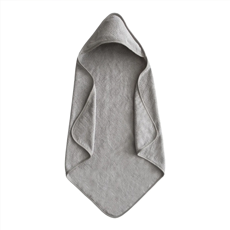 Organic Cotton Hooded Towel Soft baby bath shawl Eco-friendly terry beach towel toddler hoody blanket