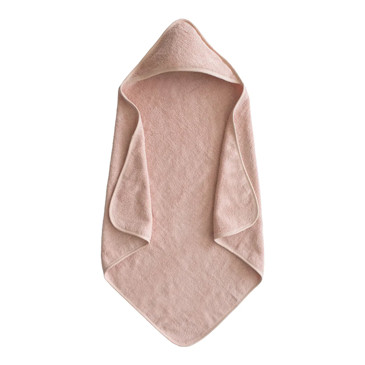 Organic Cotton Hooded Towel Soft baby bath shawl Eco-friendly terry beach towel toddler hoody blanket
