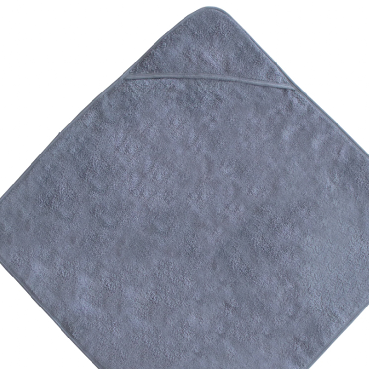 Organic Cotton Hooded Towel Soft baby bath shawl Eco-friendly terry beach towel toddler hoody blanket