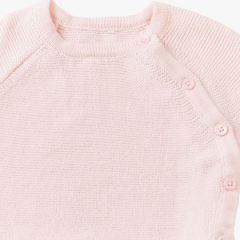 Organic Cotton Sweater Knit Separate Set Rib knit Sweater Nursery Set Eco-friendly baby clothing sets