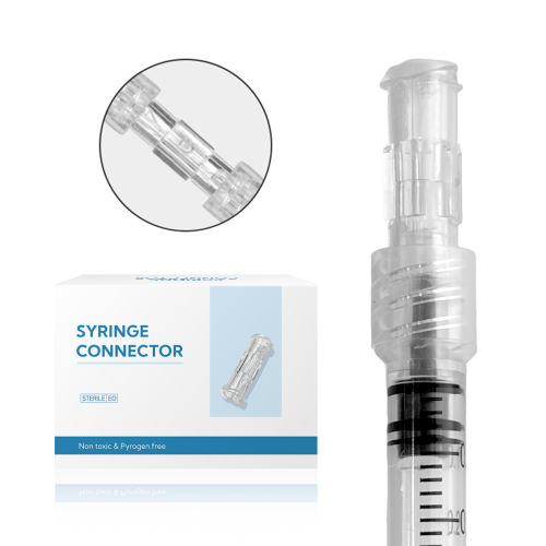 individual package PP Female female to female coupler luer syringe connector
