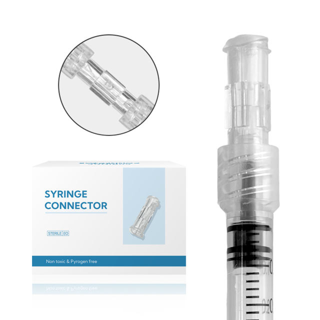 Factory price disposable plastic connector for luer lock syringe