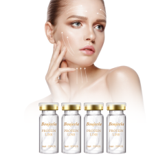 Bottled face lifting dissolvable collagen threads for wrinkles