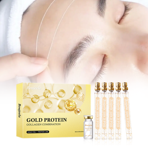 New Upgrade Absorbable Facial Collagen Thread With 24k Gold Serum Sit