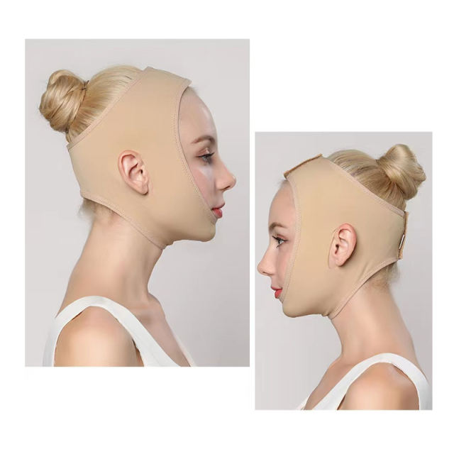 Skin Color S M L XL V Line Elasting Face Slimming Bandage
