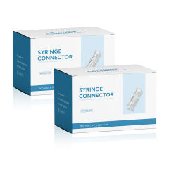 Factory price disposable plastic connector for luer lock syringe