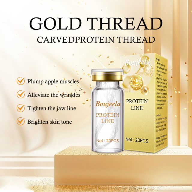 Bottled face lifting dissolvable collagen threads for wrinkles