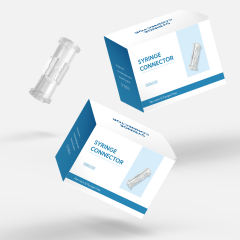 Factory price disposable plastic connector for luer lock syringe