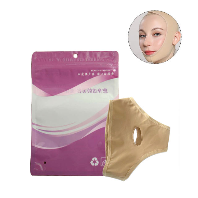 Skin Color S M L XL V Line Elasting Face Slimming Bandage